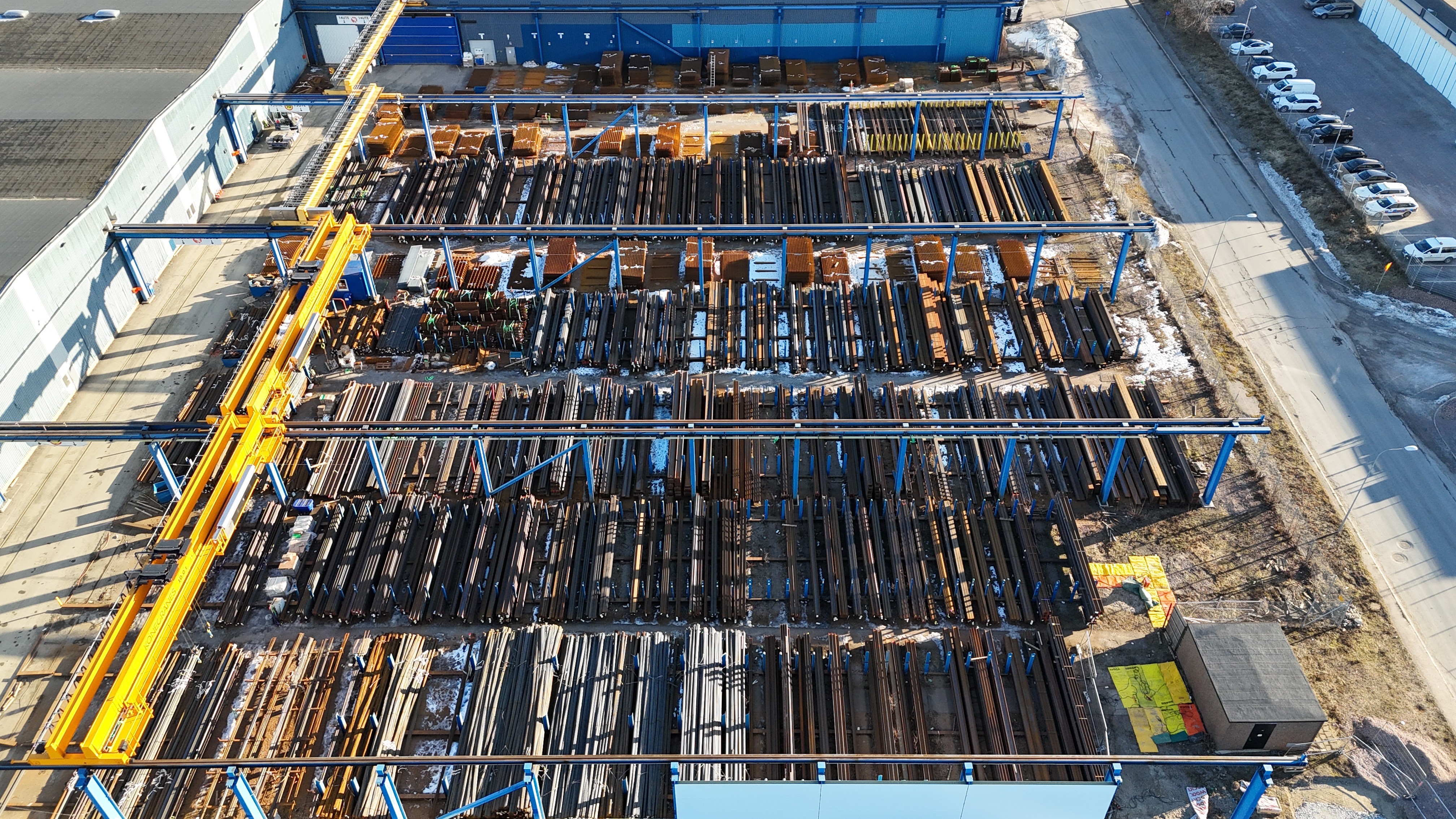 Produktionslina stål material