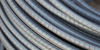 Närbild av rostfri armering från Stena Stål