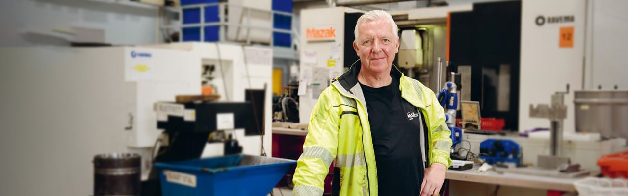 Knut Erik Finnestad, försäljningschef på Mekanisk Service i Halden (MSH)
